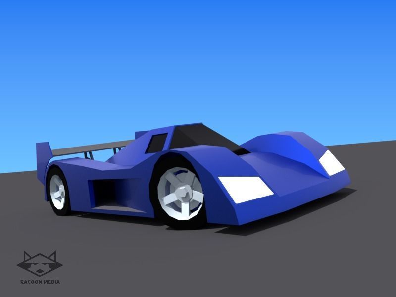 63 Lowpoly Vehicles Low-poly 3D model_40