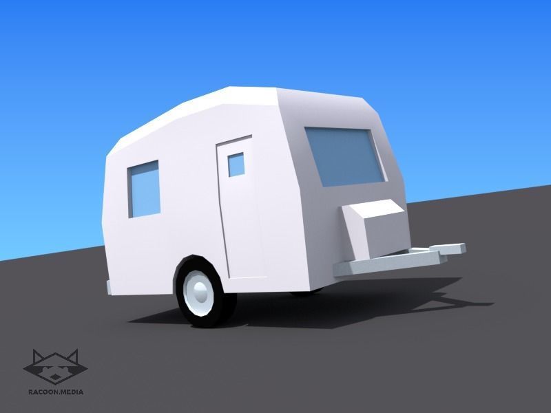 63 Lowpoly Vehicles Low-poly 3D model_37