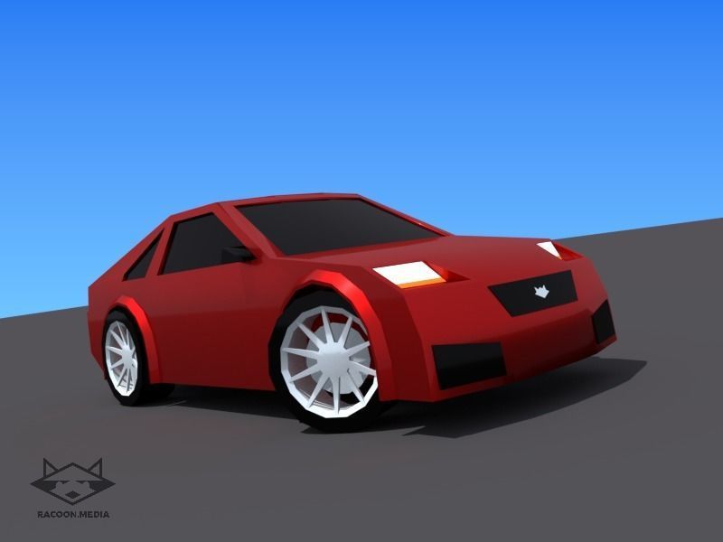 63 Lowpoly Vehicles Low-poly 3D model_20