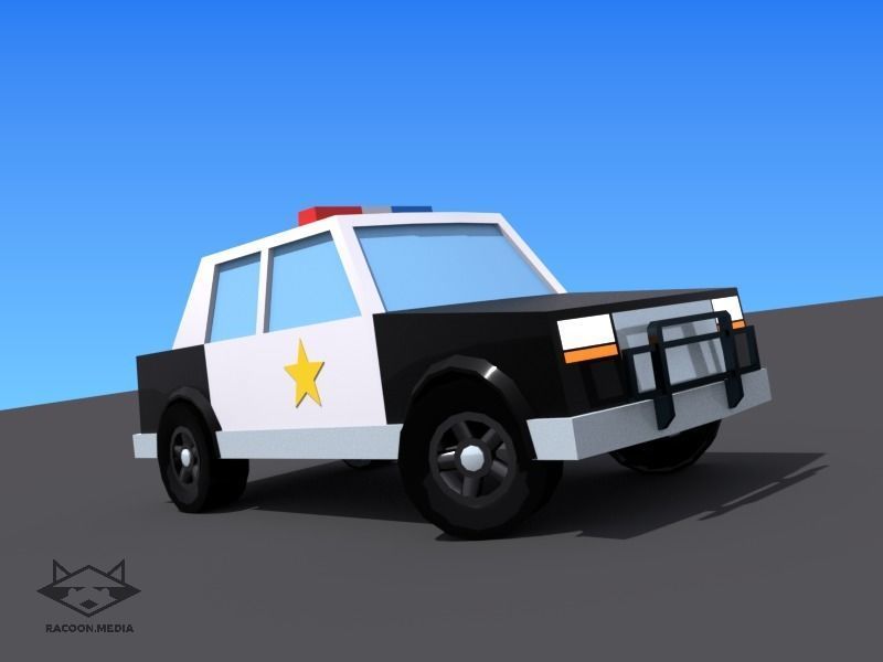 63 Lowpoly Vehicles Low-poly 3D model_15