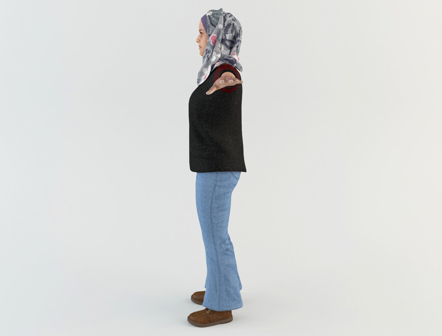 Arab Women Pack 3D model_19