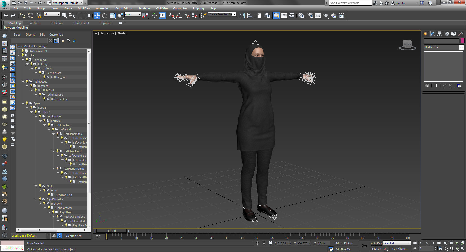 Arab Women Pack 3D model_41