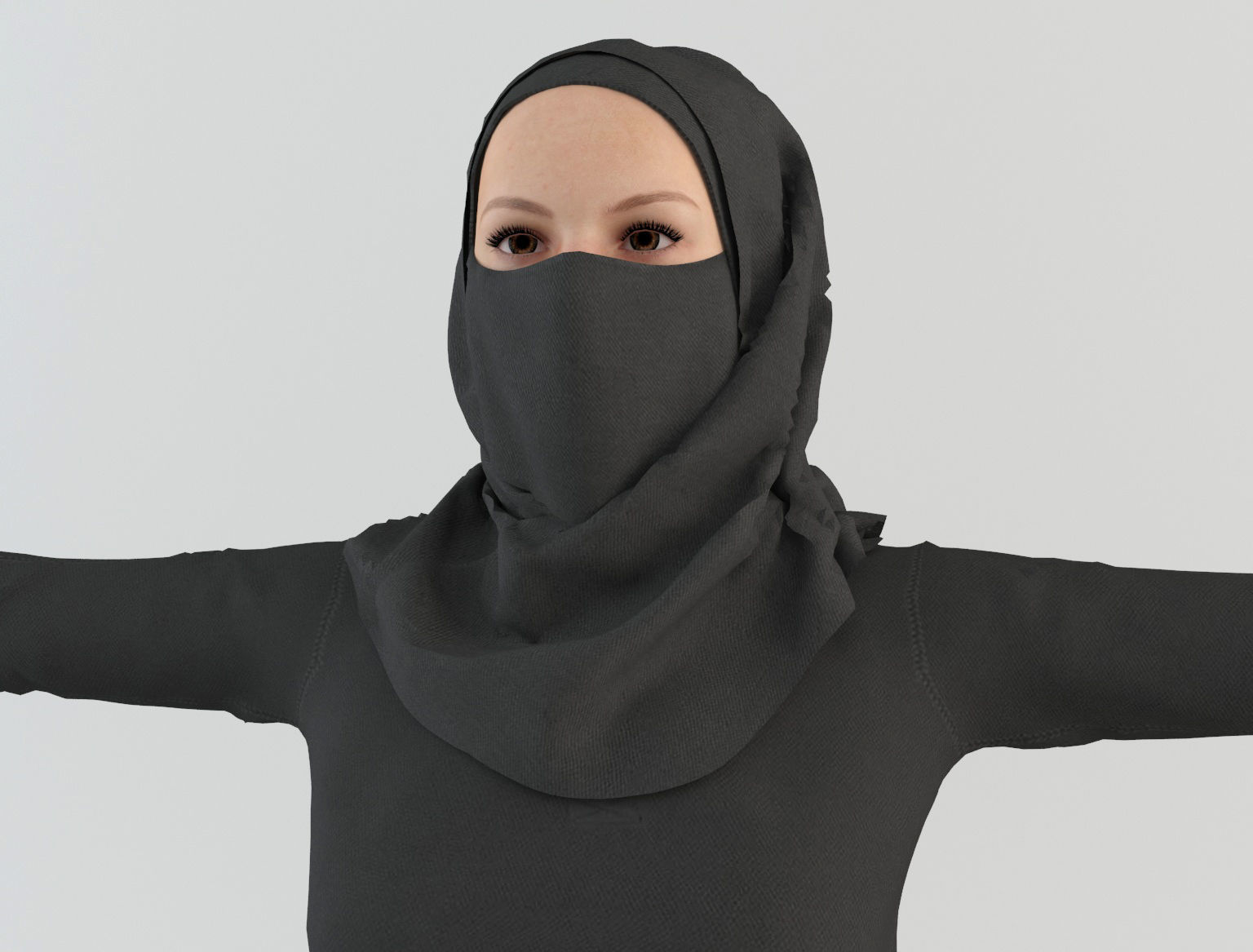 Arab Women Pack 3D model_34