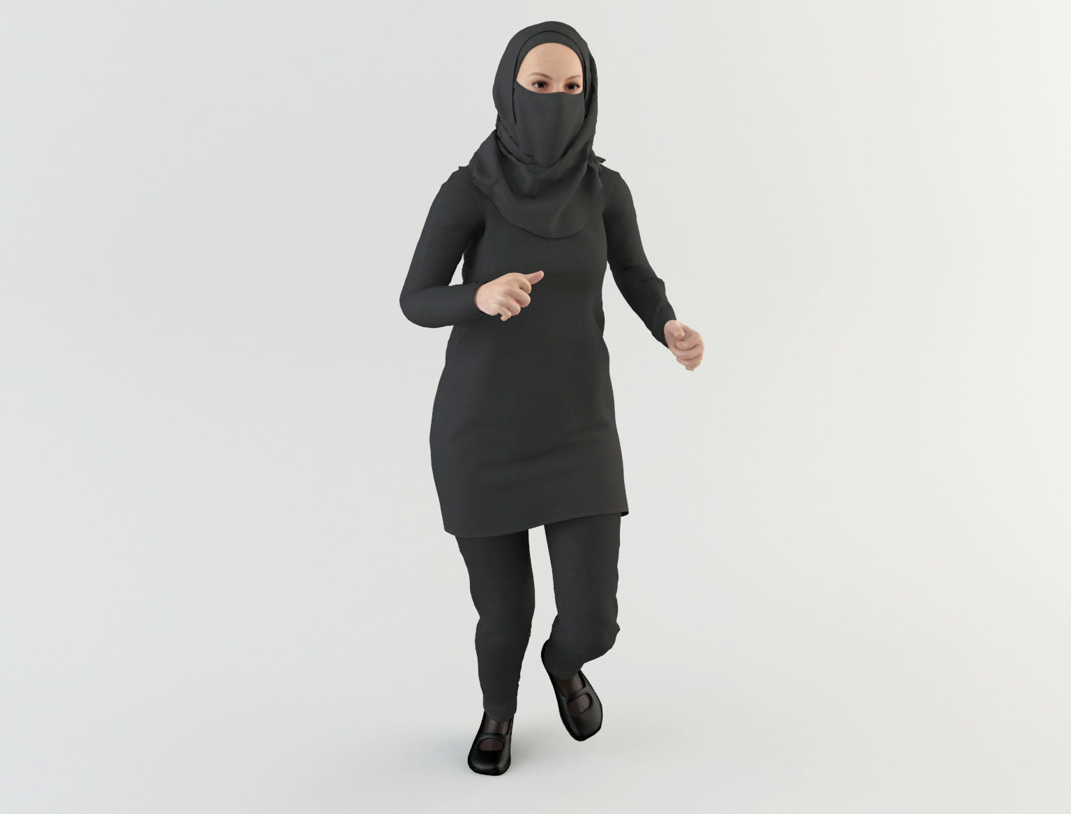 Arab Women Pack 3D model_37