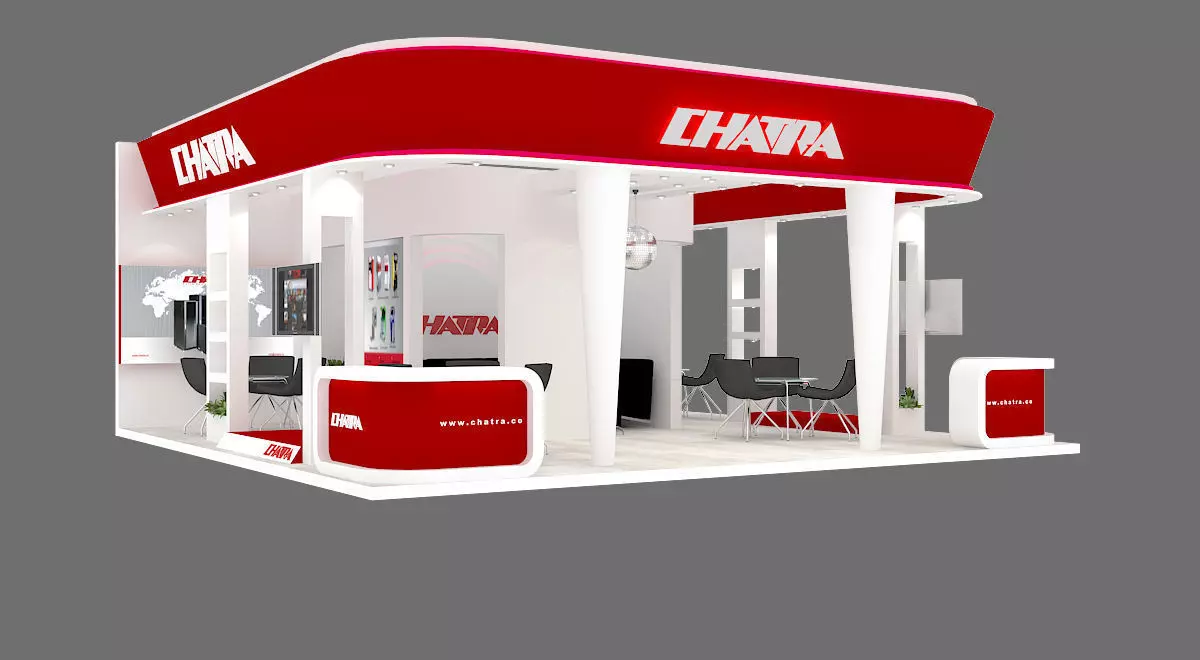 EXHIBITION STAND 23 3D model_0