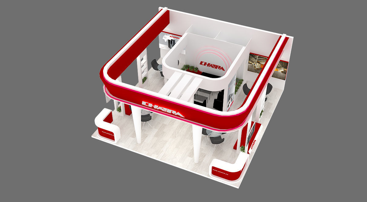 EXHIBITION STAND 23 3D model_1