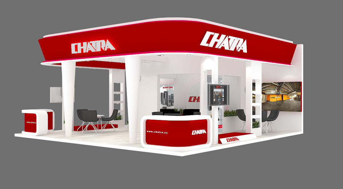 EXHIBITION STAND 23 3D model_2