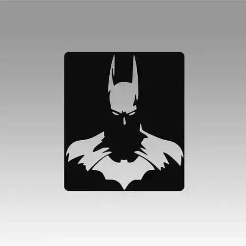 Batman lasercut 3D model