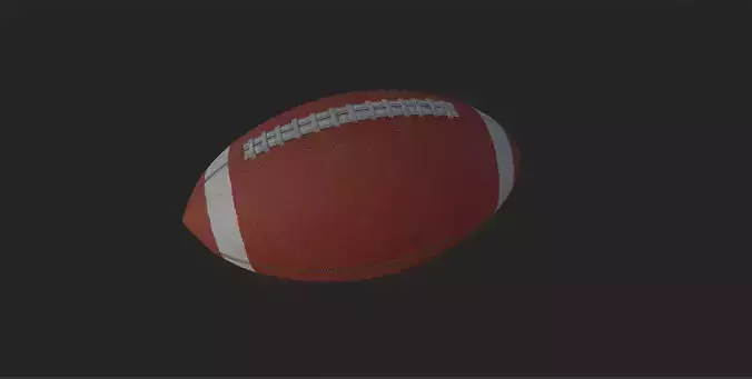 American Football ball  3D model