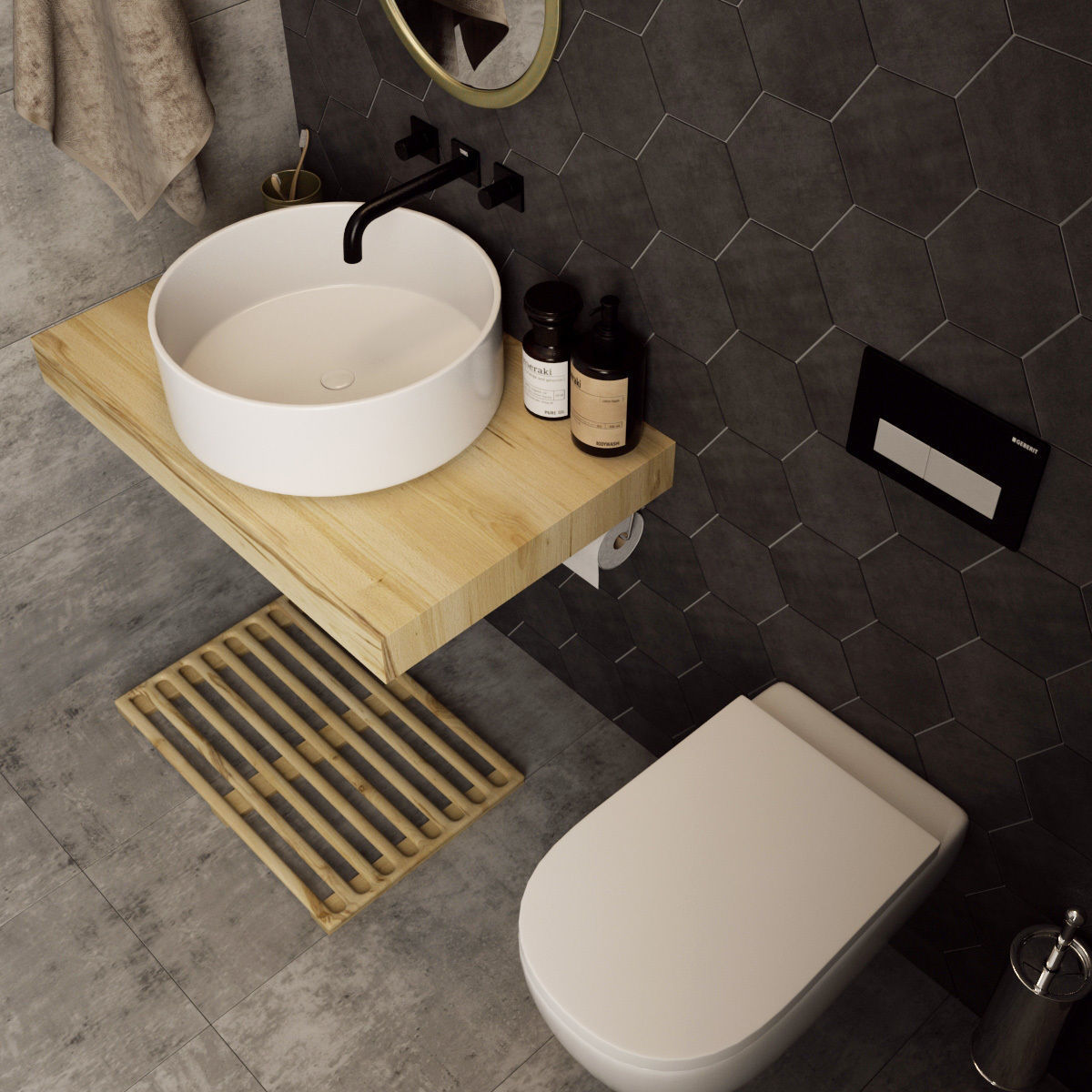 Bathroom 07 3D model_2