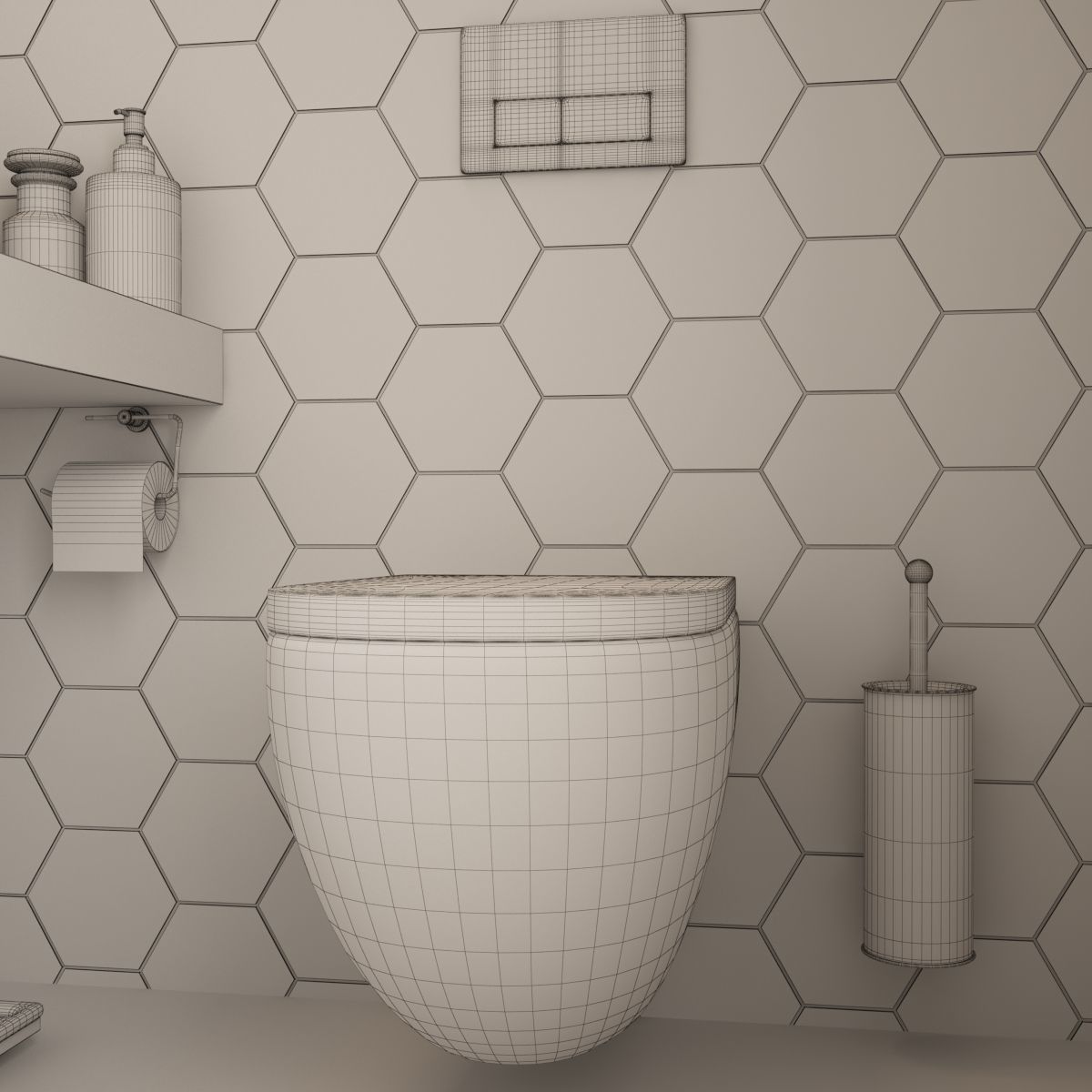 Bathroom 07 3D model_6