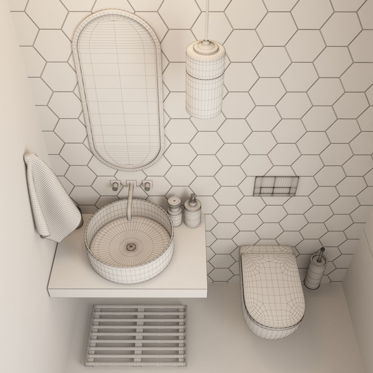 Bathroom 07 3D model_7