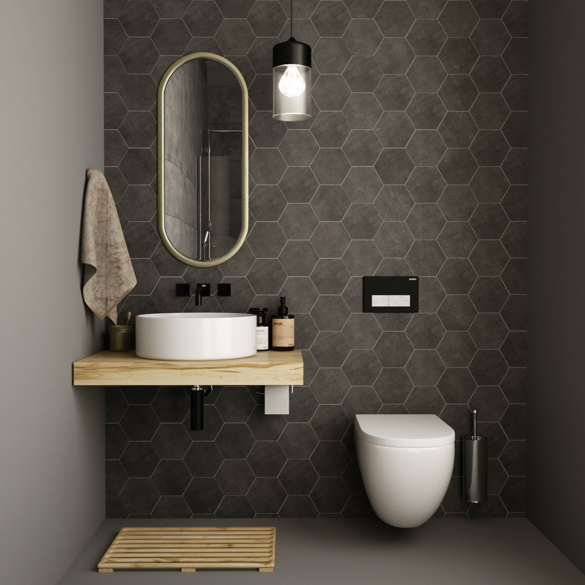 Bathroom 07 3D model_1