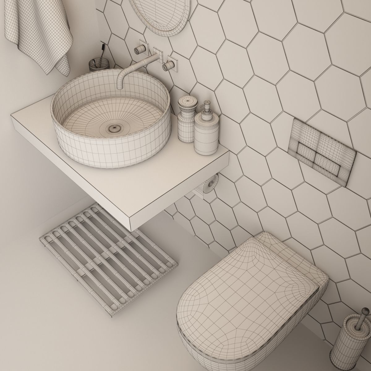 Bathroom 07 3D model_8