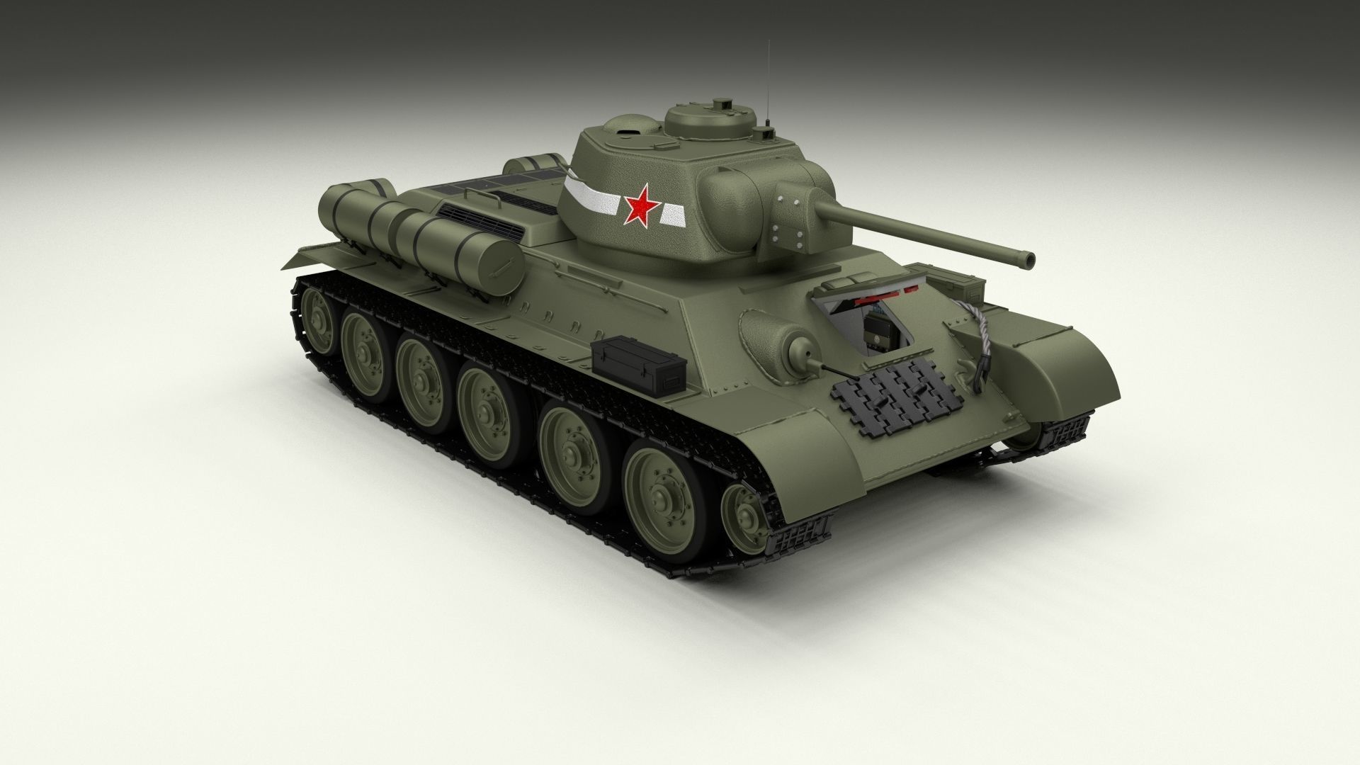 Eastern Front Armor Pack with Interior and Engine Bay v1 3D model_80