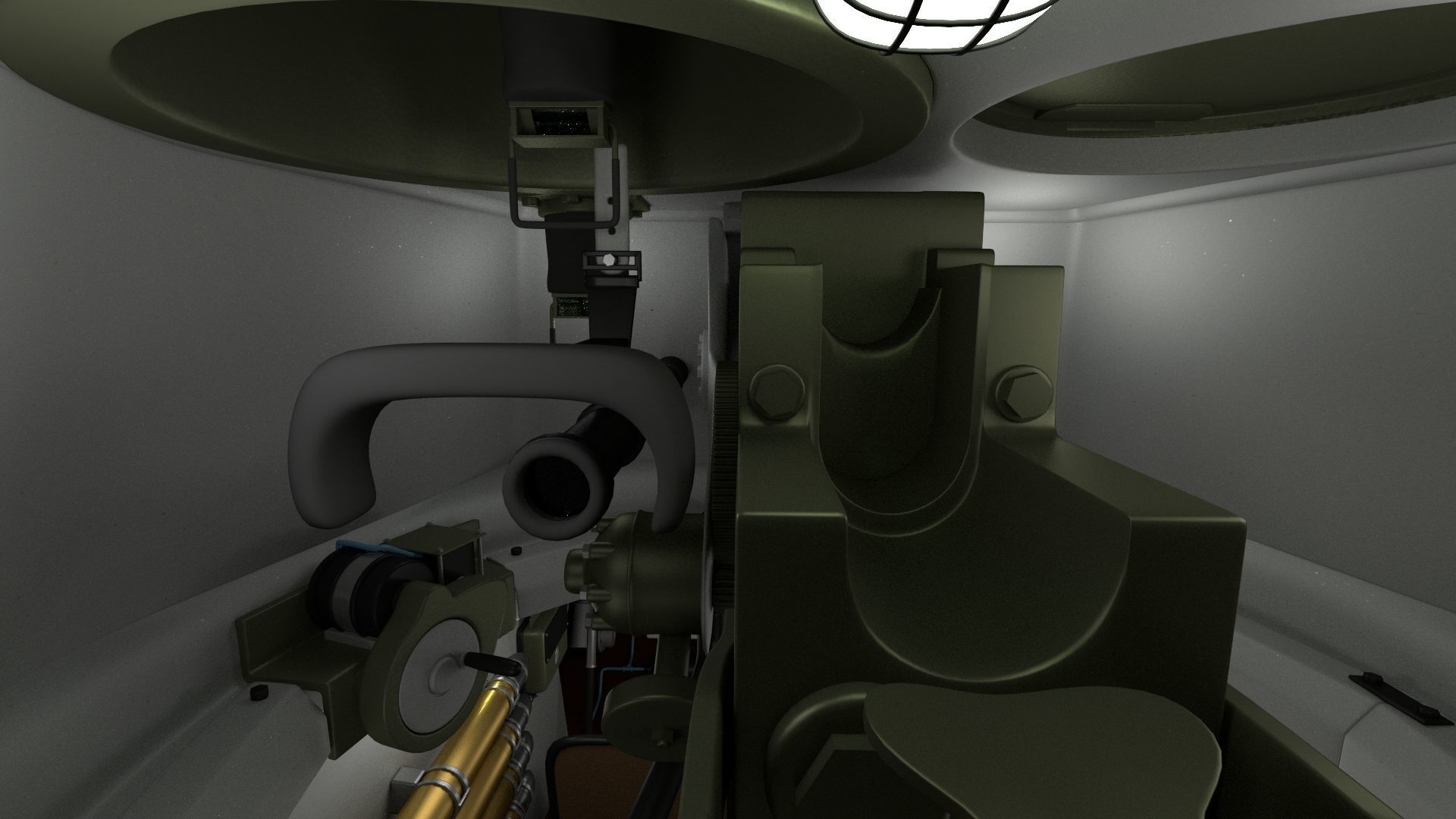 Eastern Front Armor Pack with Interior and Engine Bay v1 3D model_84