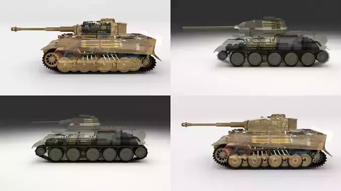 Eastern Front Armor Pack with Interior and Engine Bay v1