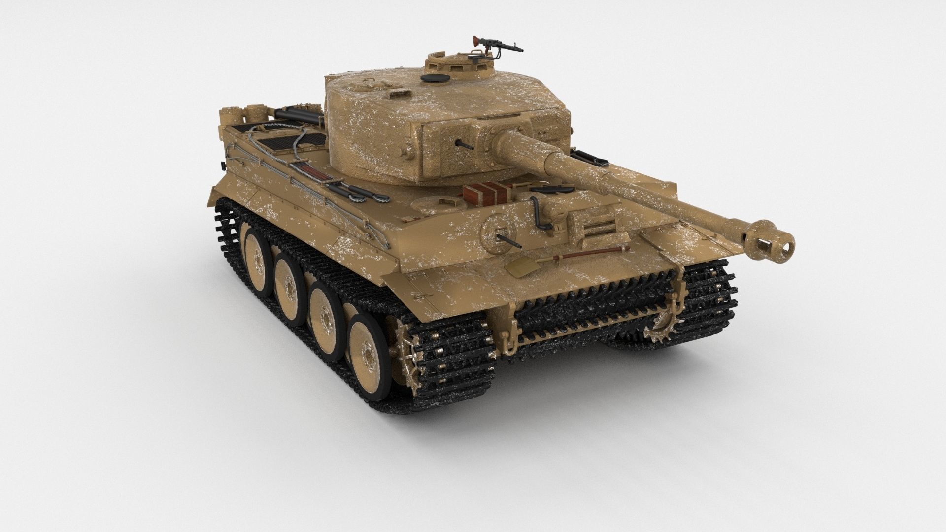 Eastern Front Armor Pack with Interior and Engine Bay v1 3D model_19
