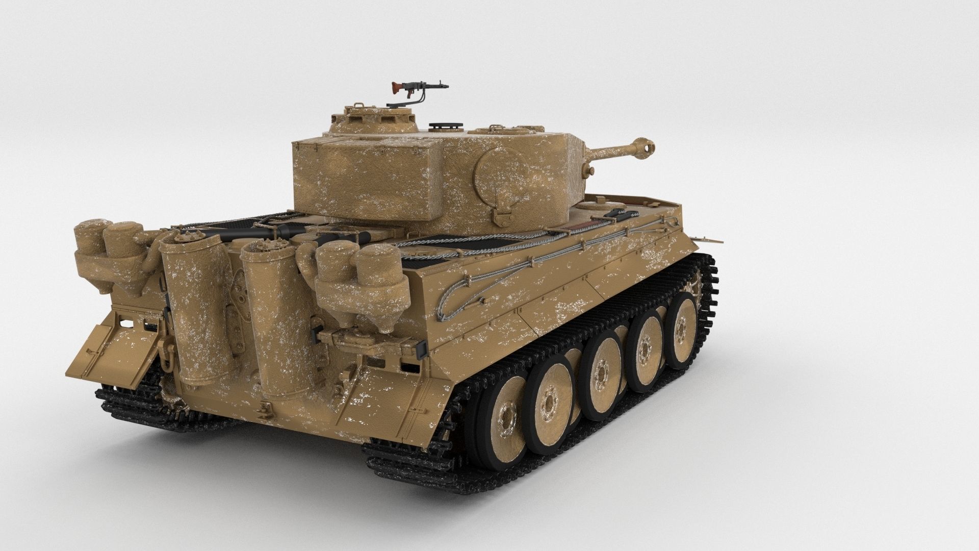 Eastern Front Armor Pack with Interior and Engine Bay v1 3D model_8