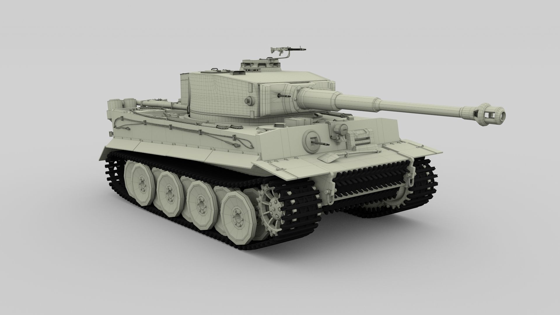 Eastern Front Armor Pack with Interior and Engine Bay v1 3D model_67