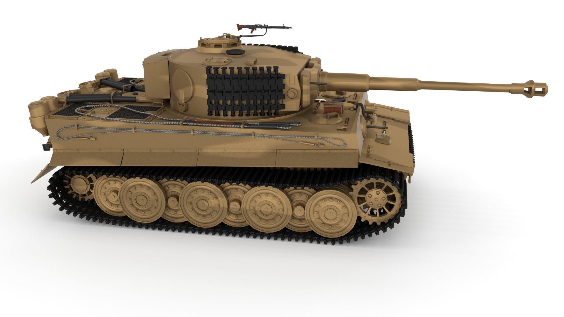 Eastern Front Armor Pack with Interior and Engine Bay v1 3D model_11