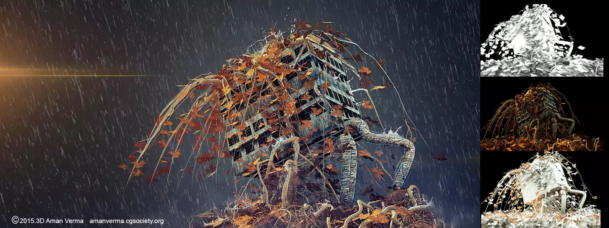 Ivy of distruction 3D model_0