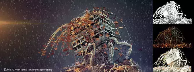 Ivy of distruction 3D model