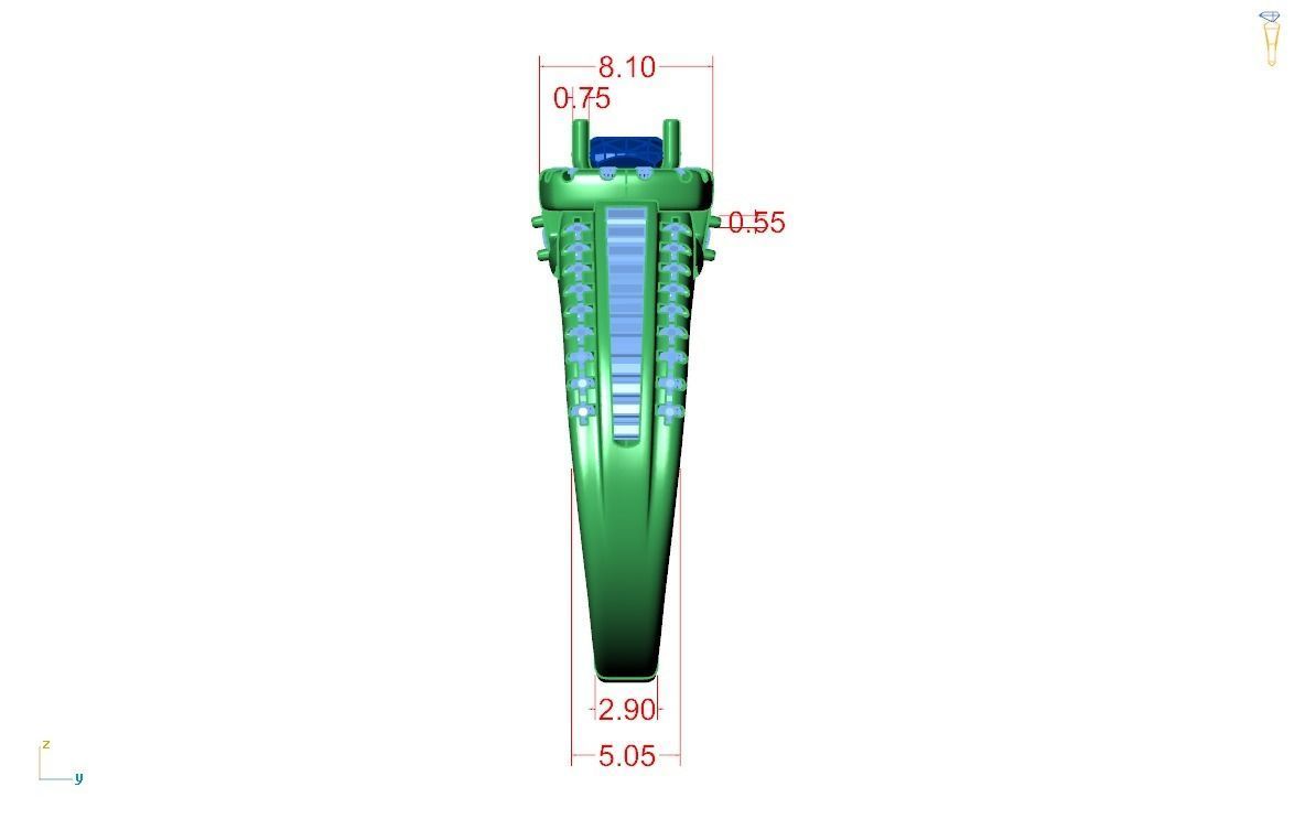 Engagement ring -3 3D print model_1