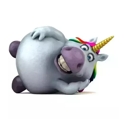 Fun unicorn 3D model