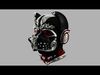 Psynoman devil dog mask Low-poly 3D model_1