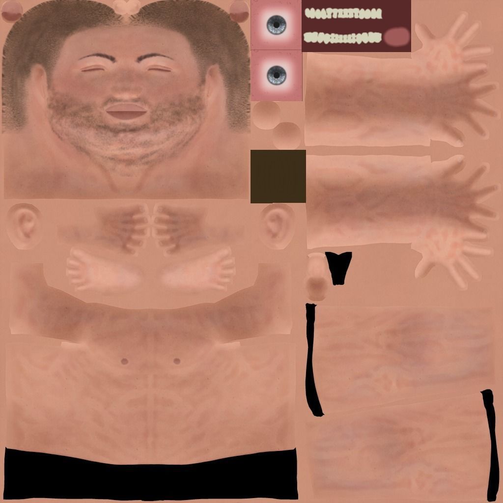 Male 3D Model airplane flying in sky 3D model_40