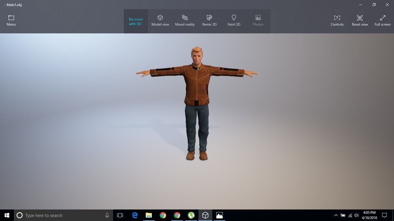 Male 3D Model airplane flying in sky 3D model_37