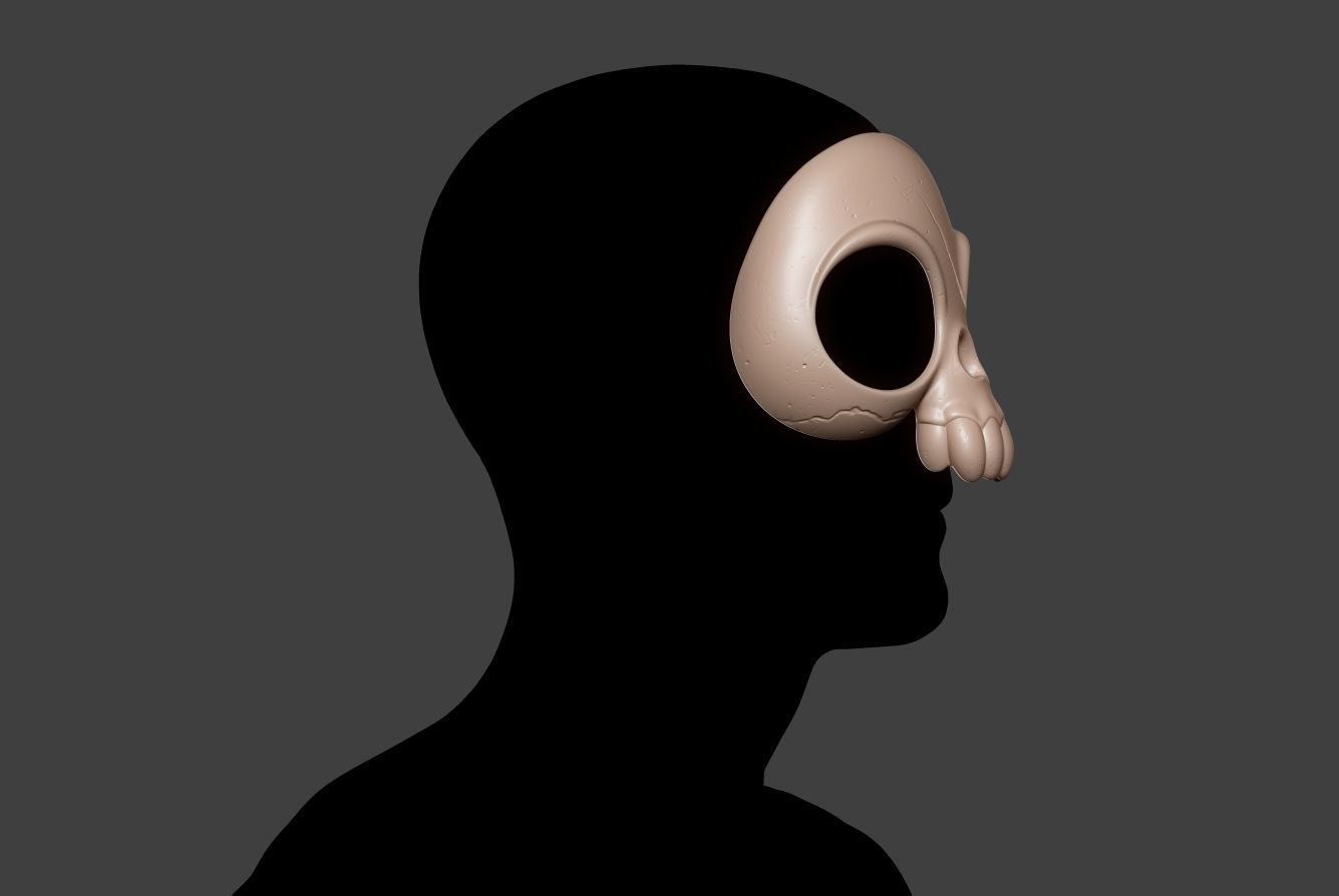 Skull Mask 11 3D print model_7