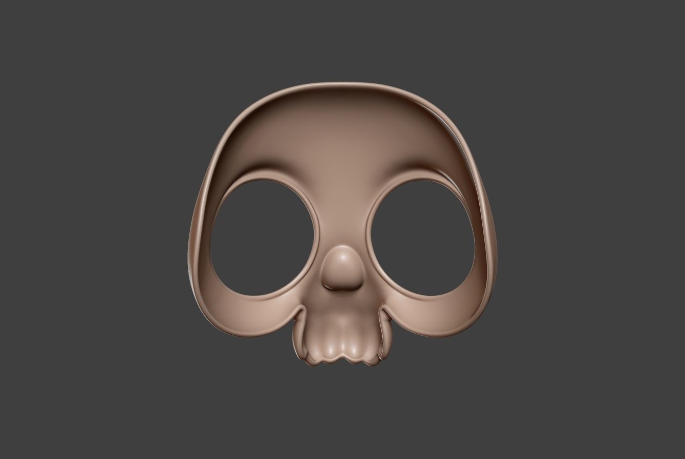 Skull Mask 11 3D print model_5