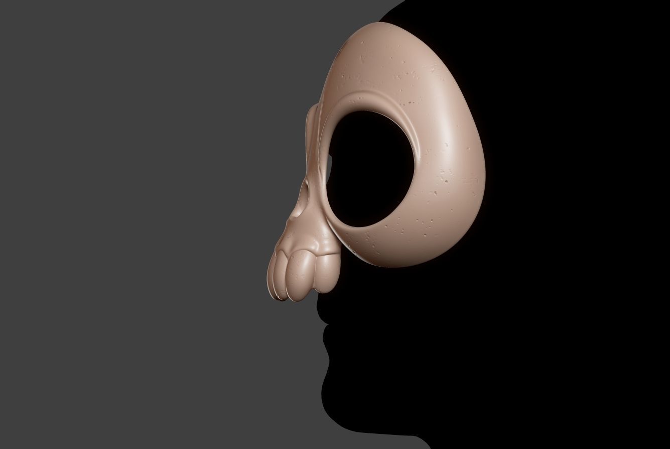 Skull Mask 11 3D print model_9