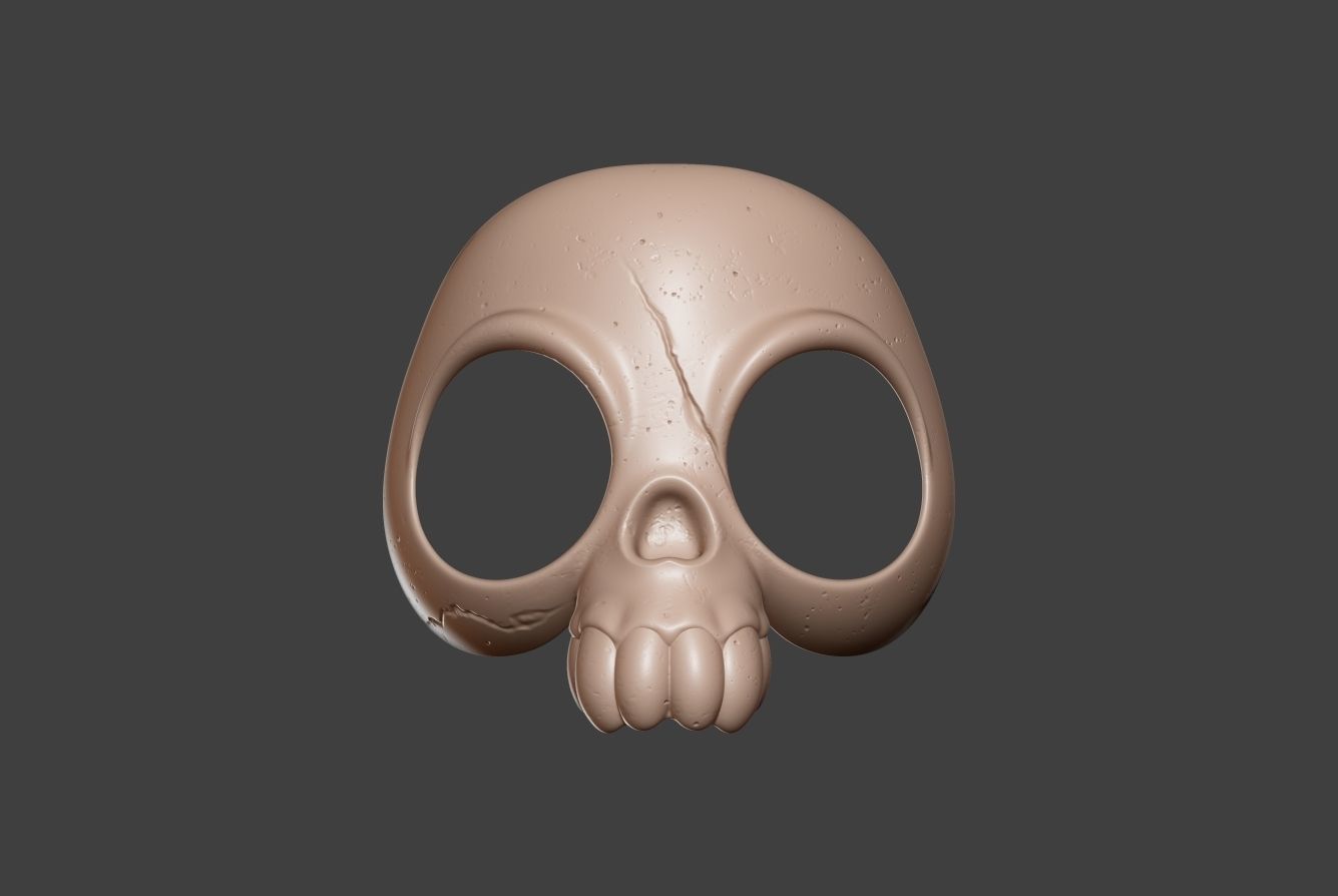Skull Mask 11 3D print model_1