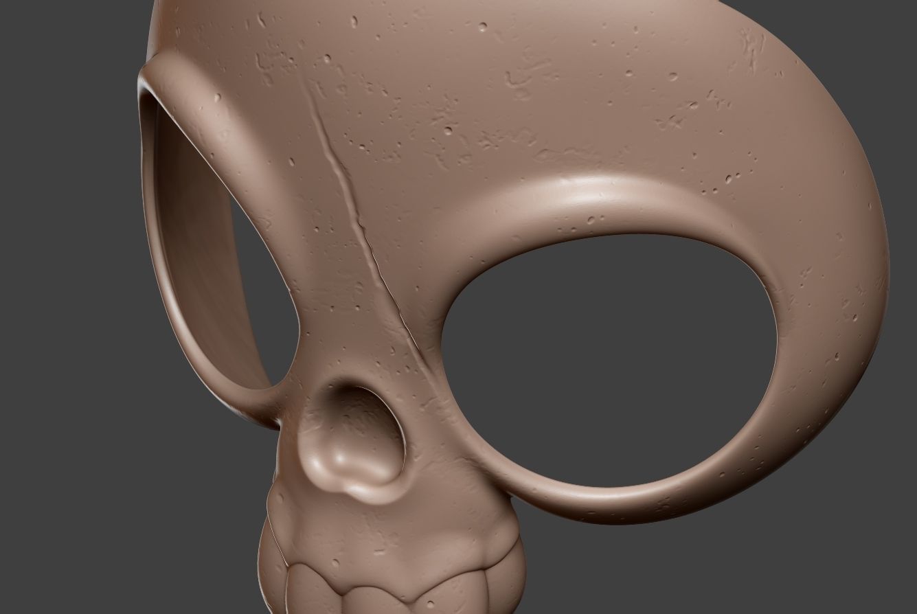 Skull Mask 11 3D print model_14