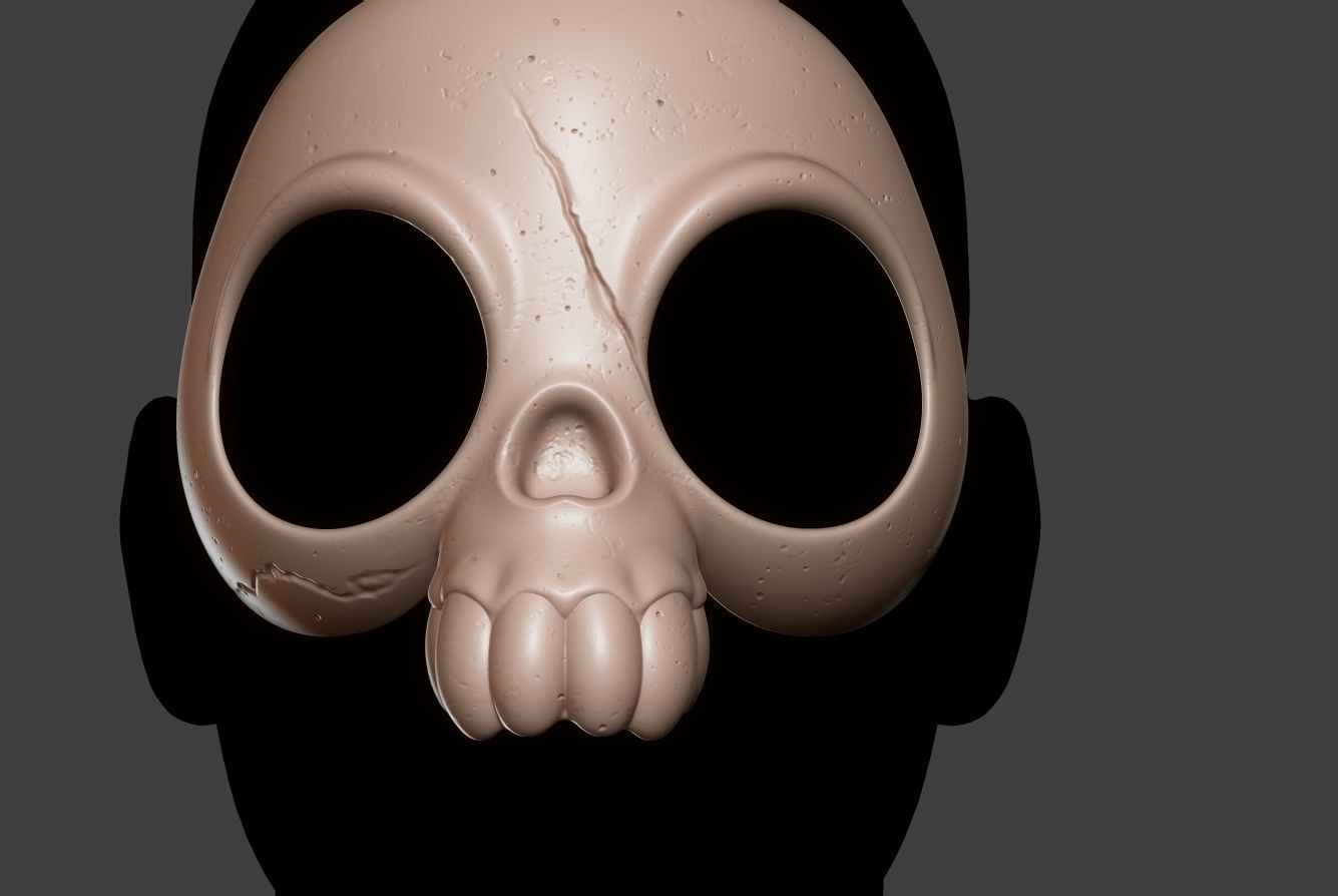 Skull Mask 11 3D print model_8