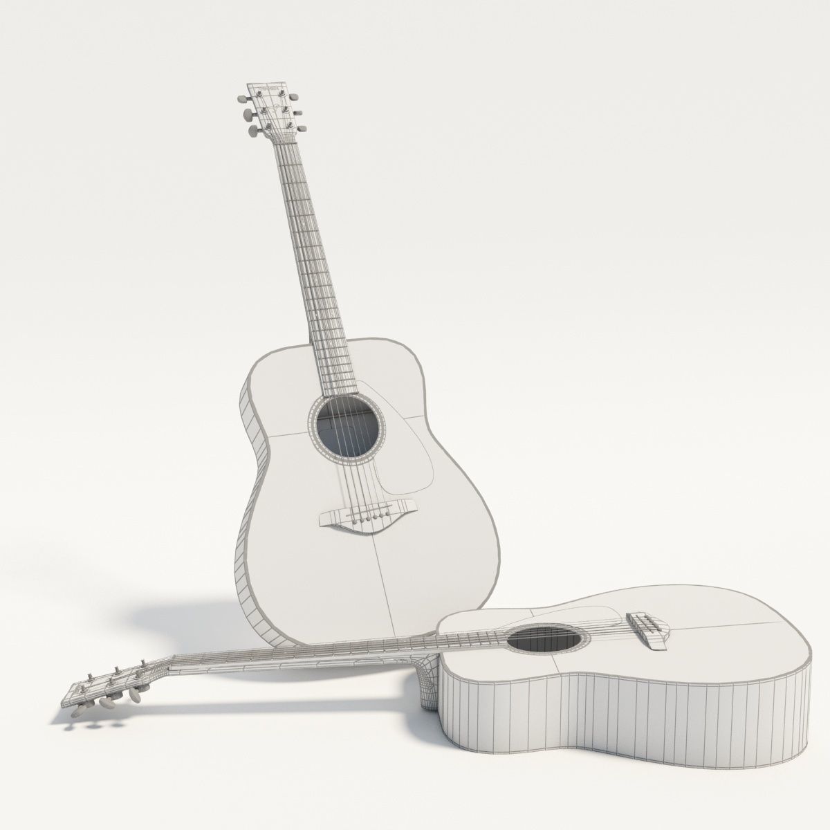 Guitar workshop 3D model_8