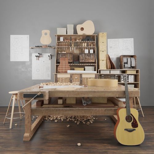 Guitar workshop 3D model