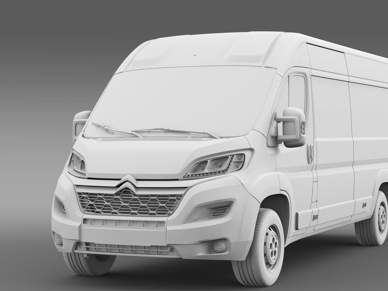 Citroen Relay Van L4H2 2017 3D model_12