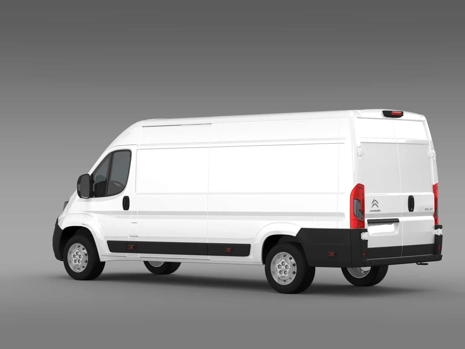 Citroen Relay Van L4H2 2017 3D model_6