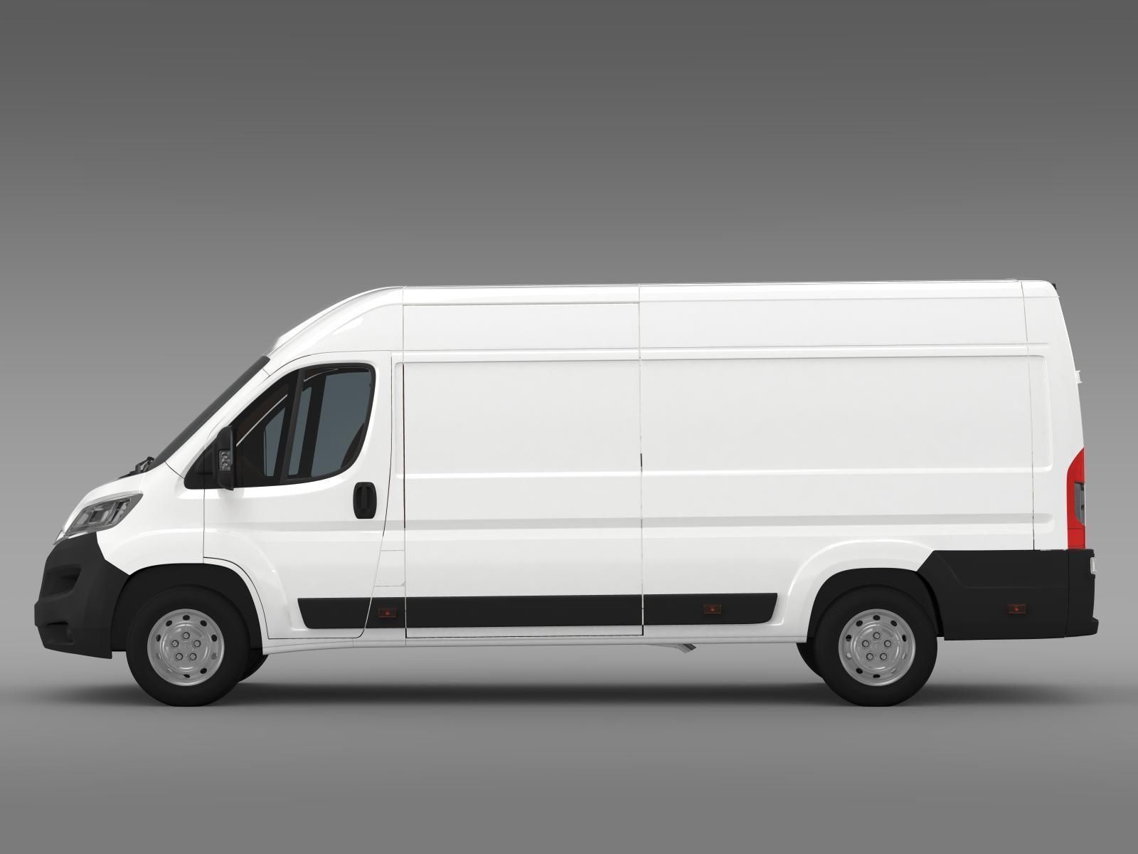 Citroen Relay Van L4H2 2017 3D model_4