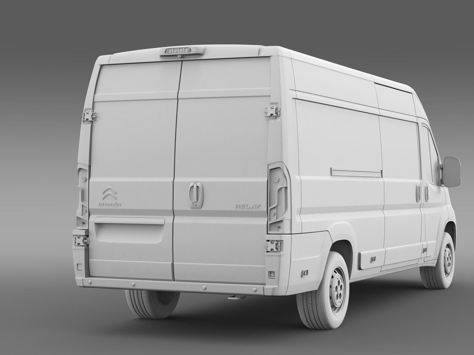 Citroen Relay Van L4H2 2017 3D model_15