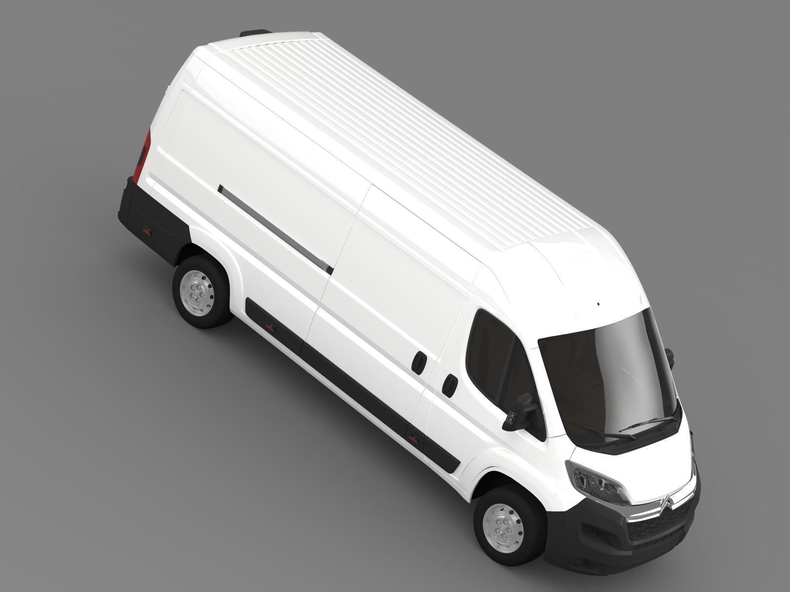 Citroen Relay Van L4H2 2017 3D model_13