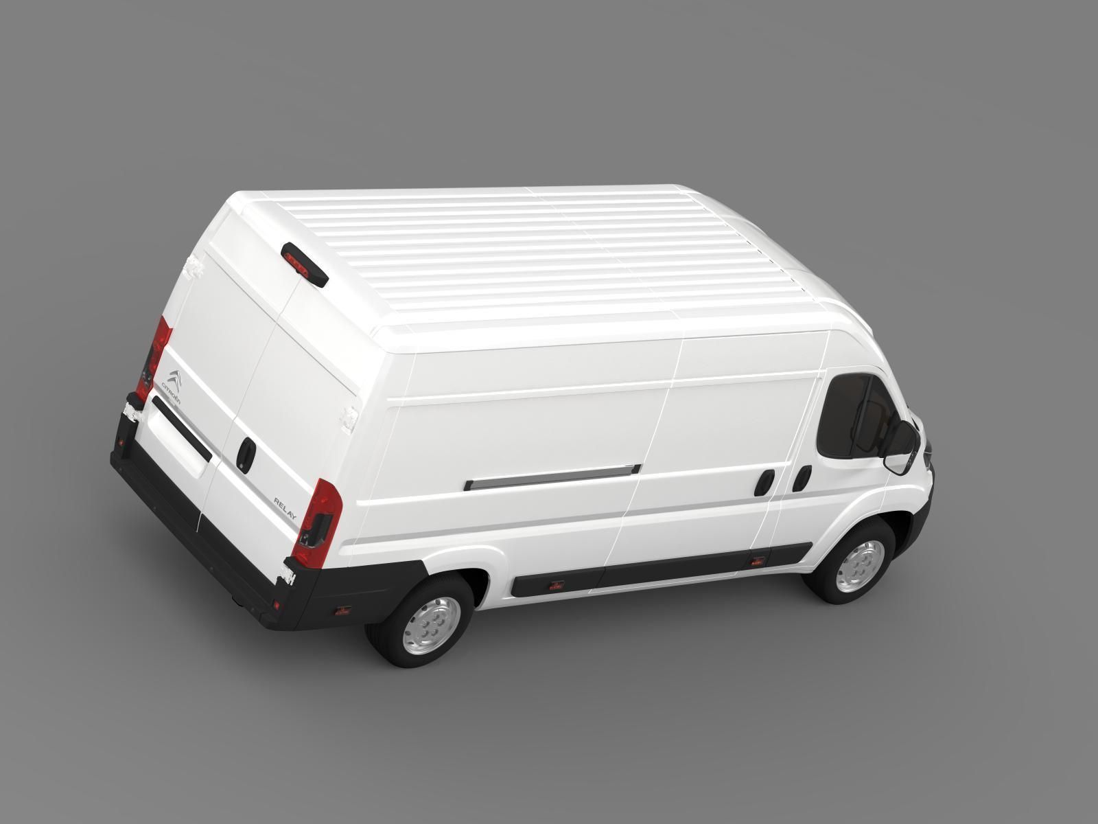 Citroen Relay Van L4H2 2017 3D model_7