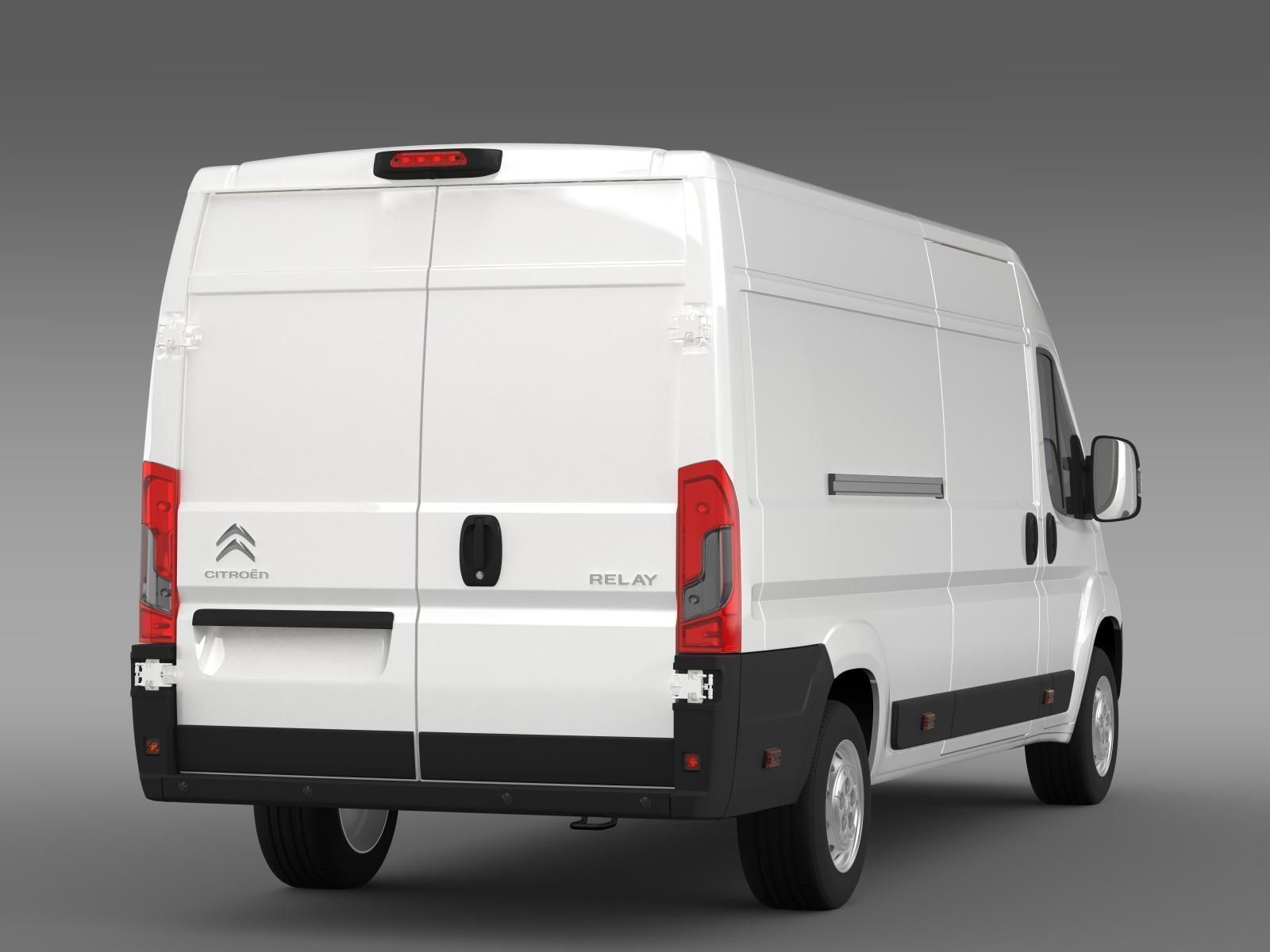 Citroen Relay Van L4H2 2017 3D model_10