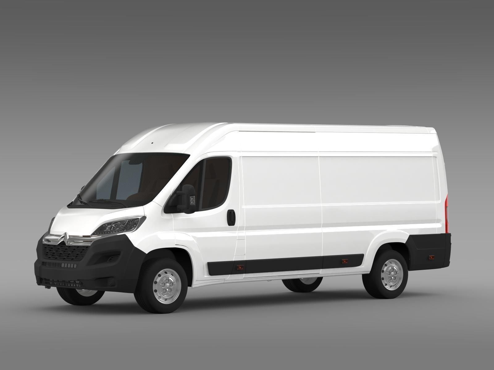 Citroen Relay Van L4H2 2017 3D model_5