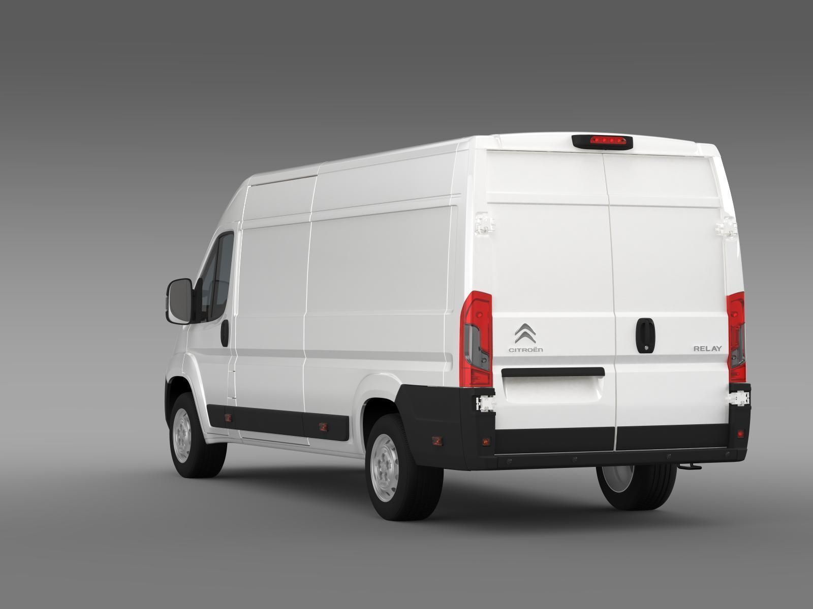 Citroen Relay Van L4H2 2017 3D model_9