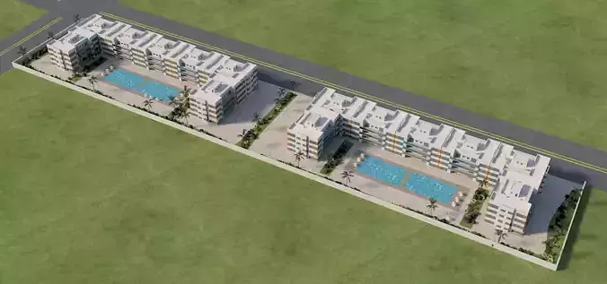 little architectural master plan project 3D model